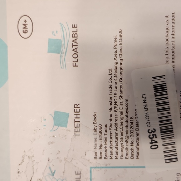 Mini Tudou Baby Blocks ☆ Soft Building Blocks ☆ Baby Toys Teethers  Educational - Picture 11 of 12